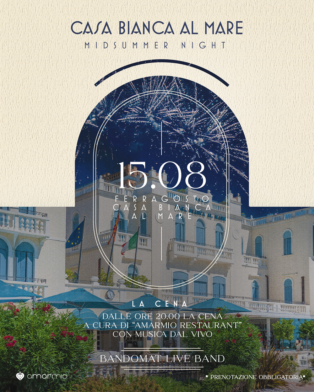Events MIDSUMMER NIGHT • Friday, August 15th • Amarmio 