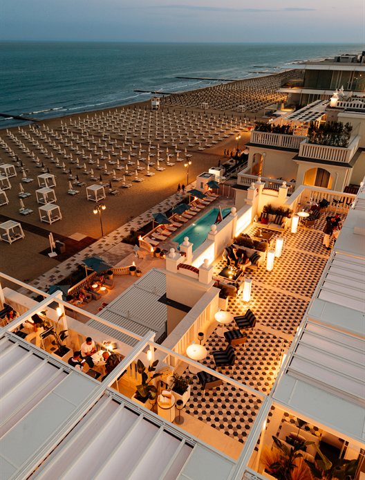 terrazza rooftop 1923 Casa Bianca vista mare Jesolo